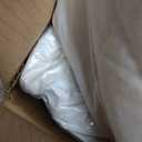 Three Geese White Goose Feather & Cotton Pillows King Size Set of 2 - Soft 600 Thread Count 100% Cotton, Medium Firm,Soft Support,White Solid