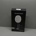 DOWRY Lighted Makeup Mirror with 7X Magnification, Height Adjustable Vanity Mirror, Rechargeable 3 Color Lights Lighted Makeup Mirror, 360 Swivel Double Sided Magnifying Mirror