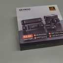 360 View 4K 4 Channel Dash Cam Front and Rear Inside Left Right, Built-in GPS, 5.8GHz WiFi, Car Dash Camera for Cars with App Connect, Support Parking Mode, G-Sensor, Free 128GB Card