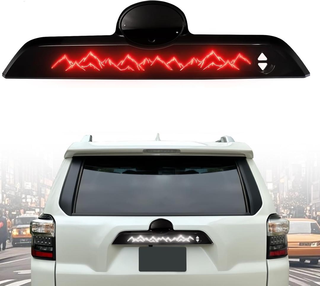 LED Rear Trunk Tail lights For Toyota 4Runner 2010-2023 | Triangle Key Button,play&plug,Rear License Brake Stop Light Lamp Assembly 4runner