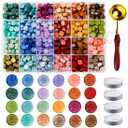 Metallic Assorted Color Seal Beads - 24 Colors for Making Wax Seals, Decor for Envelope, Letter, Wedding Invitation and Sealing Bottle