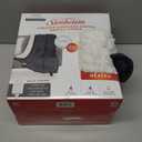 Sunbeam Electric Throw Royal Mink Sherpa Heated Blanket, 4 Heat Settings, 4-Hour Auto Shut-Off, Fast Heating, Luxurious and Ultra Comfy, Night Fog Color, 50" x 60"