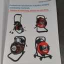 100 FT x 1/2" Auto Feed Drain Cleaner Machine with 250W Motor, Portable Sewer & Plumbing Snake Auger with 8 Cutters and Air-Activated Foot Switch, Fits for 1 in to 4 in Pipes