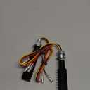 2PCS Flowing LED Motorcycle Turn Signal Strobe Brake Tail Lights, Aluminum Alloy 12V Super Bright Motorbike Front Rear Blinkers Fit for Harley Honda KTM Kawasaki Suzuki Yamaha - Red & Amber