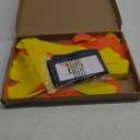 Hikeen Court Lines Marker Kit Anti-Slip and Wind-Resistant Throw Down Markers 28pcsr 84pcs, Pickleball Net Court for Outdoor Indoor Court (Yellow Orange)