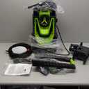 Electric Pressure Washer 5000PSI 3.5GMP Power Washer Comes with 4 Nozzles, 20 FT High Pressure Hose and 35 FT Power Cord Pressure Washer is Suitable for Car, Road, Yard and Fence Cleaning (Green)