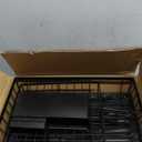 7 code Large Dish Drying Rack for Kitchen Counter, Detachable Large Capacity Dish Drainer Organizer, 2-Tier Dish Racks with Utensil Holder, Black