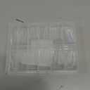 UNA GELLA Gel Nail Tips Coffin - Long Coffin Ballerina Nails Tips Half Cover Ballerina Acrylic Fake Nails 216PCS Falese Nail Tips for Nail Extension 12 Sizes Home DIY Salon