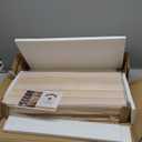 Solid Wood Shelf Covers for Wire Shelving, Wire Rack Covers for Pantry Shelves, Tool-Free & Snap-On (5pcs, 24" W x 16" D)