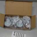 HOLKIE Caster Wheels 3 inch Locking Casters Set of 4, Threaded Stem 3/8" -16 x 1-1/2" (Diameter 3/8", Length 1-1/2") Swivel Heavy Duty Castors Gray