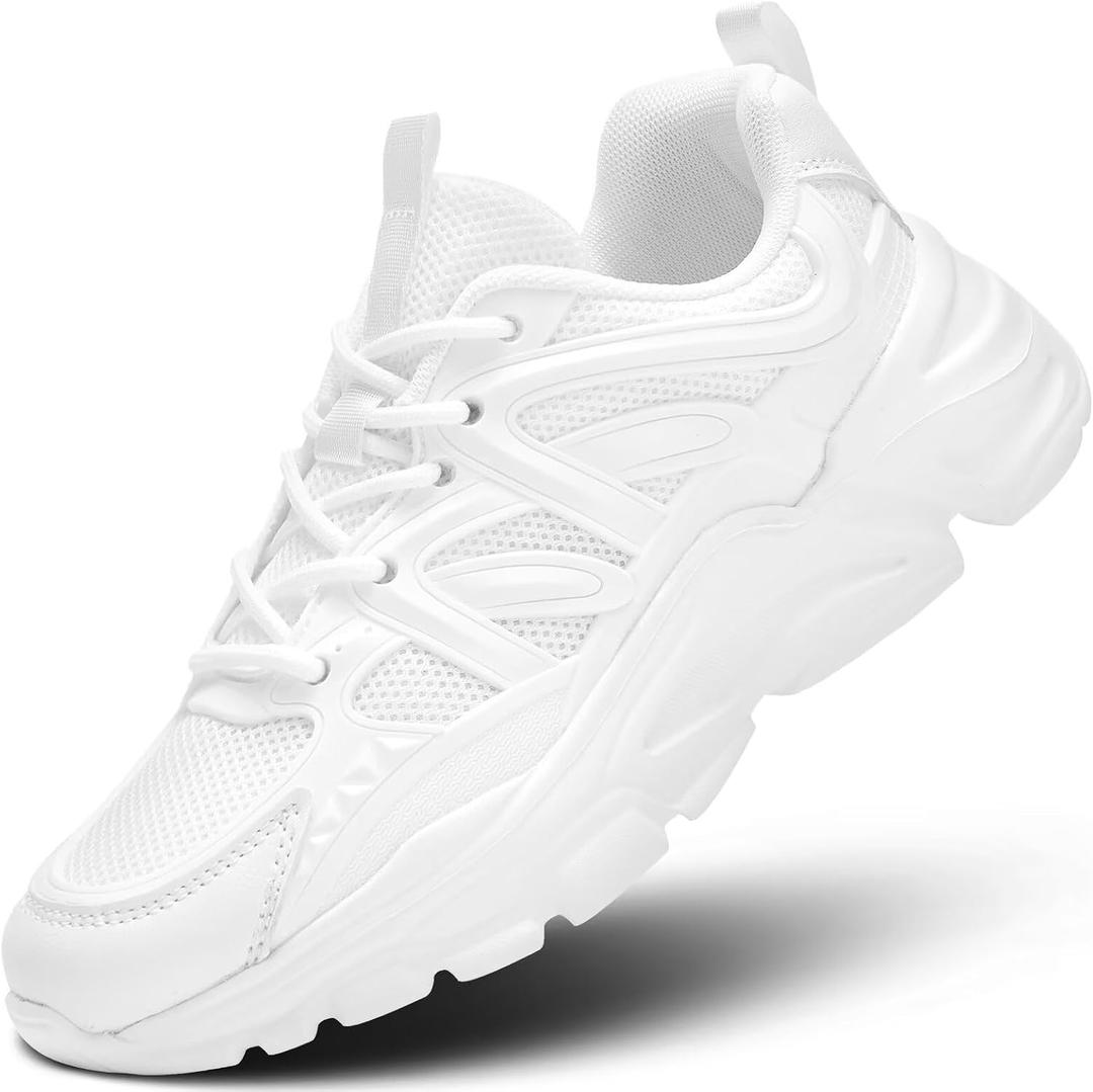Womens Ladies Walking Shoes Fashion Running Sneakers Casual Comfor Lightweight Breathable Soft Sole Gym Tennis Work, 41