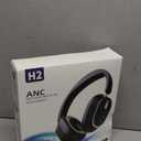 Hybrid Active Noise Cancelling Bluetooth Headphones,Bluetooth 6.0 Over Ear Wireless Headphones with 60H Playtime, Hi-Res Audio, Deep Bass, Memory Foam Ear Cups for Home Office Travel Black