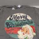 Vintage Santa Claus Merry Christmas Face Old Fashioned T-Shirt  XL