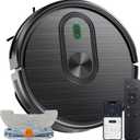 Robot Vacuum and Mop Combo, 2 in 1 Vacuuming & Mopping Robot with Schedule, App/Bluetooth/Voice, 3200Pa Max Suction, Self-Charging Robot Vacuum Cleaner, Slim, Ideal for Pet Hair, Hard Floor, Carpet