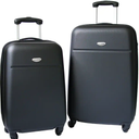 North Pak Hardside Luggage Set - Black, 2 pc