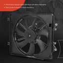 A-Premium Right Engine Radiator Cooling Fan Assembly Compatible with Select Honda Models - CR-V CRV 2017-2022 - Replace# 386115PAA01, 386165PAA01