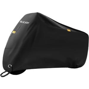 Bike Cover Waterproof Outdoor - Bicycle Covers for 1 or 2 Bikes - 420D Heavy Duty Rain Sun UV Dust Wind Proof Cover for Electric Mountain Road Bike
