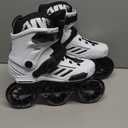3 Wheels Fitness Inline Speed Skates for Unisex,110mm Roller Skates Blades (Size Men 8/ Women 9)