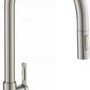 KRAUS Oletto High-Arc Single Handle Pull-Down Kitchen Faucet in Spot Free Stainless Steel, KPF-2821SFS
