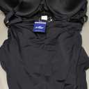 Hilor Women's Ruched Underwire One Piece Swimsuit Front Twist Swimwear Tummy Control Bathing Suit Monokini (14, Black)