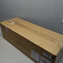 Modern 72 Inch Ceiling Fans with Lights and Remote, Living Room Office Library Cafe Outdoor Industrial, 3CCT Dual Color 8 Blades 6 Speed Reversible Quiet DC Motor, Black/Wood Grain