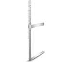 6 Inch/ 40 cm X-Ray Caliper Ruler Stainless Steel X-Ray Body Caliper, Centimeter and Inch Measurements for Body Measurements Quickly Confirm Radiation Dose and Reduce Patient Exposure Time