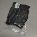 1 Pair Winter Gloves for Women Cold Weather Womens Gloves Warm Knit Gloves with Thermal Fleece Lined for Christmas (Black)