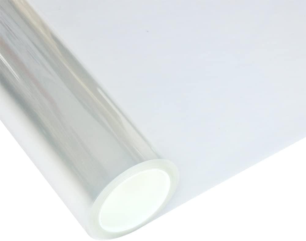 2MIL Clear Safety Window Film UV Blocking Security Window Glass Protection Sticker Self Adhesive Glass Film,17.5Inch x 6.5Feet