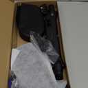 Yoocaa Adjustable Car Headrest Pillow, Road Pal Headrest, U-Shaped Travel Sleeping Pillow for Kids & Adults, Head Neck Support Only Suitable for Car Seat Headrest with Poles, Black