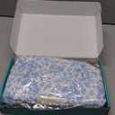 Travel American Mahjong Tile Set | 166 PCS 0.8 Inch Mini Mahjong Game Tiles, 4 Wooden Racks, Floral Storage Bag, 3 Dice & Beginner's Guide, Complete Portable Set