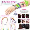 Christmas Gift for Girl 7 8 9 11 12 Year Old, Friendship Bracelet Making Kit Toys, Arts and Crafts for Kids Age 8-12,Thanksgiving Day Birthday Present Top Popular DIY Jewelry Bracelet String Maker