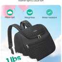 Qualyphant Breast Pump Bag for Spectra S1/S2 & Medela Insulated Cooler Bag, 13" Laptop Sleeve, Diaper Bags Backpack Lightweight, Water-resistant & Stylish for Work, Travel, Black