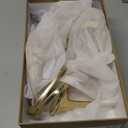 Elisabet Tang Women’s Stilettos Heeled Sandals Open Square Toe Heels,4.3 Inch Open Toe Strappy Sexy High Heels Ankle Strap Buckle Heels for Party Wedding Dress Daily Wear Shoes EUR39