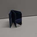 Small Wallet Women RFID Blocking Soft Leather Bifold Compact Card Holder Wallet for Women with Zipper Coin Pocket 4 ID Window (Treasure Bule)