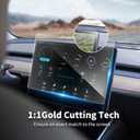 2 x Tempered Glass Screen Protector Tesla Model Y/3 Screen Protector Accessories 2024 2025 15" Matte 9H Tempered Glass, Anti-Glare, Easy Install Fits Y (2025-2020) & 3 (2023-2017)