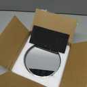 Light In The Dark 5 Inch Round Mirror Candle Plate with Beveled Edge Set of 12 - Small Round Mirrors for Centerpieces, Wall Dcor, Crafts