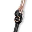 Curling Iron 3/4 Inch, Long Barrel Curling Wand for Long Hair, Ceramic Tourmaline Hair Curling Iron for Small Curls, Double Voltage(100-240V) (Black)