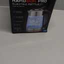 Mueller Rapid Boil Electric Tea Kettle 1.8L – Borosilicate Glass & Stainless Steel – BPA-Free Hot Water Boiler, LED Light, Auto Shut-Off, Boil Dry Protection Fast Water Heater – Kitchen Appliances