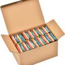 Madisi Crayons Bulk Pack, Regular Size, 4 Colors, cellophane 250 Packs, 1000 Count