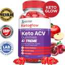 (2 Pack) Keto Glow Keto ACV Gummies Extreme 2000MG Ketoglow Keto Gummies Apple Cider Vinegar Formulated with Pomegranate Beet Juice Powder B12 Vegan Non GMO 120 Gummys (EXP 05/05/26)