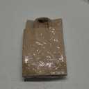 Toovip 25 Pack 5.25x3.25x8.25 Inch Small Plain Brown Kraft Paper Bags with Handles Bulk, Gift Bags for Favor Grocery Retail Party Birthday Shopping Business Goody Craft Merchandise Take Out Sacks