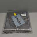 BOOMIBOO Hanging Closet Organize and Shelves5-Hanging Shelf with 2 Side PocketsStorage Foldable 2 Pack Grey