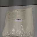 NICETOWN Room Warming Blackout Curtains 80 inches Long, Full Light Blocking Drapes with Black Liner for Nursery, Thermal Insulated Draperies for Hall, Villa (Beige, 2 Pieces, 42" Wide Each Panel)