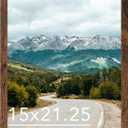 Wood 15x21.25 Puzzles Frame Deep Brown for Wall Hanging, 15 x 21.25 Picture Frame Poster Photo Frame for Wall Horizontally or Vertically, Deep Brown, 1 Pack