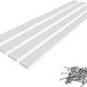 PE Boat Trailer Bunk Slides, 35.5" X 3", 35.5" X 4",47.25" X 3",47.25" X 5", Heavy Duty Trailer Bunk Glides Pads, Smoother Boat Trailer Glide Bunk Enders for Loadings and Launches Easier