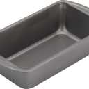 GoodCook Nonstick Loaf Pan Heavy-Duty Steel Bakeware with Easy-Clean Non-Stick Coating, Oven & Dishwasher Safe Pan for Meatloaf Breads Cakes Brownies Lasagnas Casseroles & More, 9 x 5-Inch, Gray