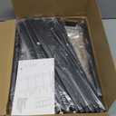 Metal Leaning Ladder Towel Rack, 4-Tier Blanket Stand for Bathroom Living Room, No Drilling Quilt Storage Organizer (Matte Black)