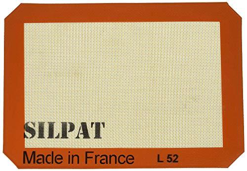 Silpat AE295205-01 Premium Non-Stick Silicone Baking Mat, 11-3/4-Inch x 8-1/4-Inch (1 pack) by Silpat