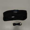 LC-dolida Sleep Headphones Headband Bluetooth 5.4, Headband Earphones Wireless with USB C Charge Port, Sleep Mask for Sleeping, Sports, Gifts, Workout, Jogging, Yoga, Insomnia, Air Travel, Meditation