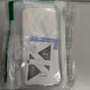 FNTCASE for iPhone 16 Pro Case: Clear Magnetic Phone Cases with Screen Protector Slim Anti Yellowing Rugged Shockproof Protective Transparent Cell Phone Cover (A-Clear)